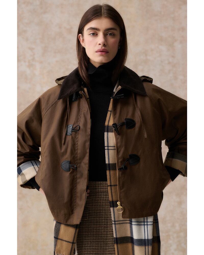 Wachsjacke Myra Wax Duffle, Barbour