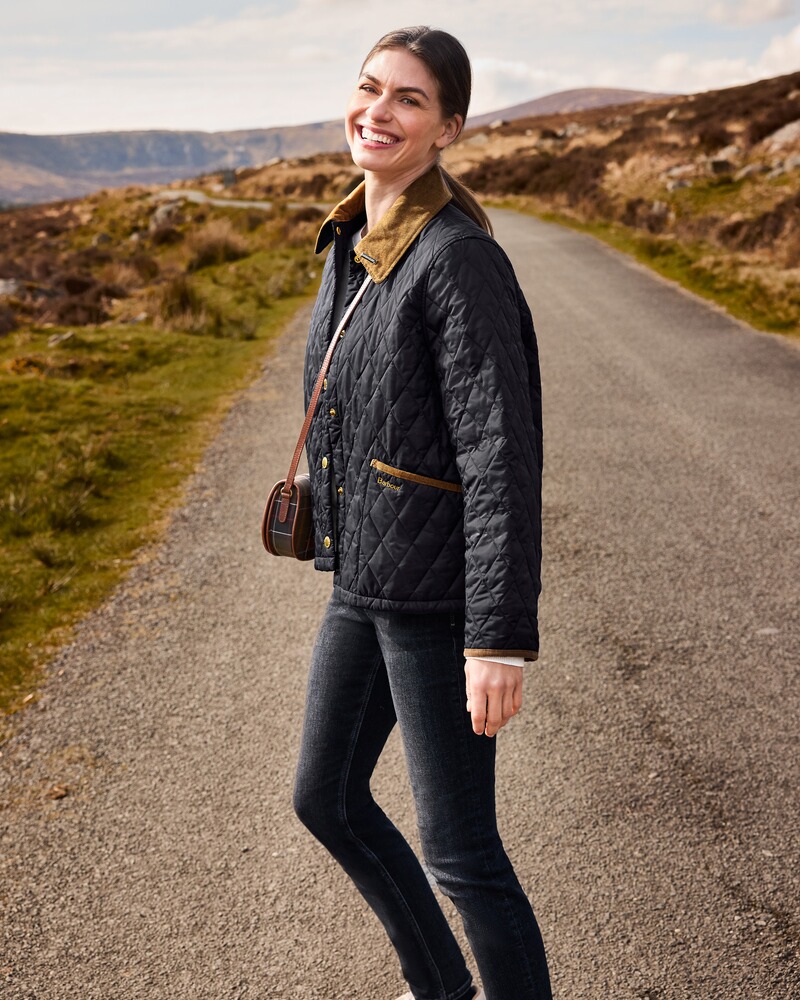Steppjacke Icons Cropped Liddesdale, Barbour