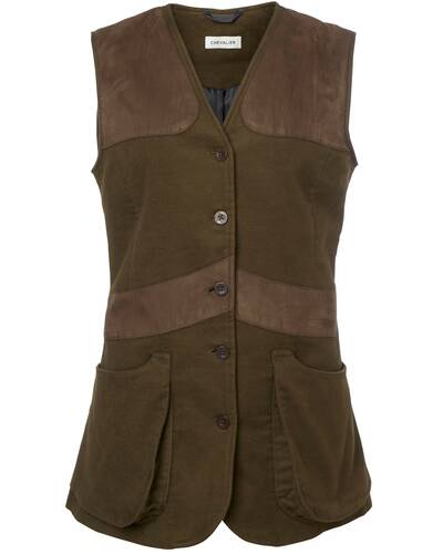 Damen Schießweste Elemore Moleskin, Chevalier