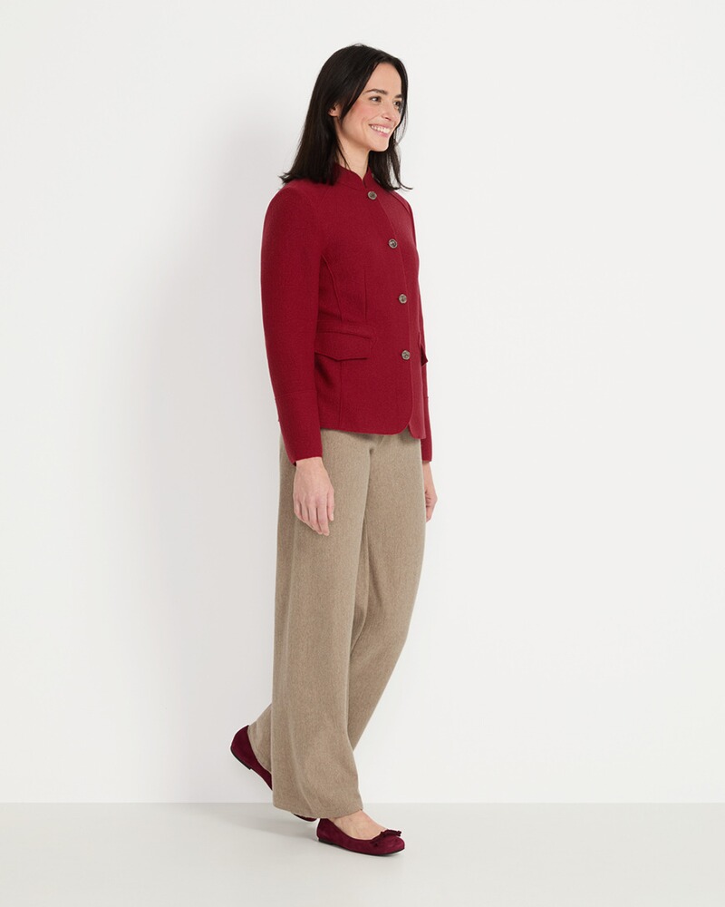 Stehkragenjacke, White Label