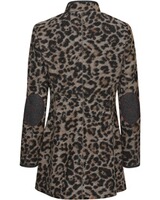 Gehrock mit Leopardenmuster, White Label