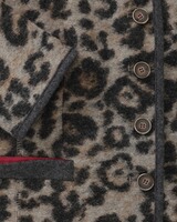 Gehrock mit Leopardenmuster, White Label