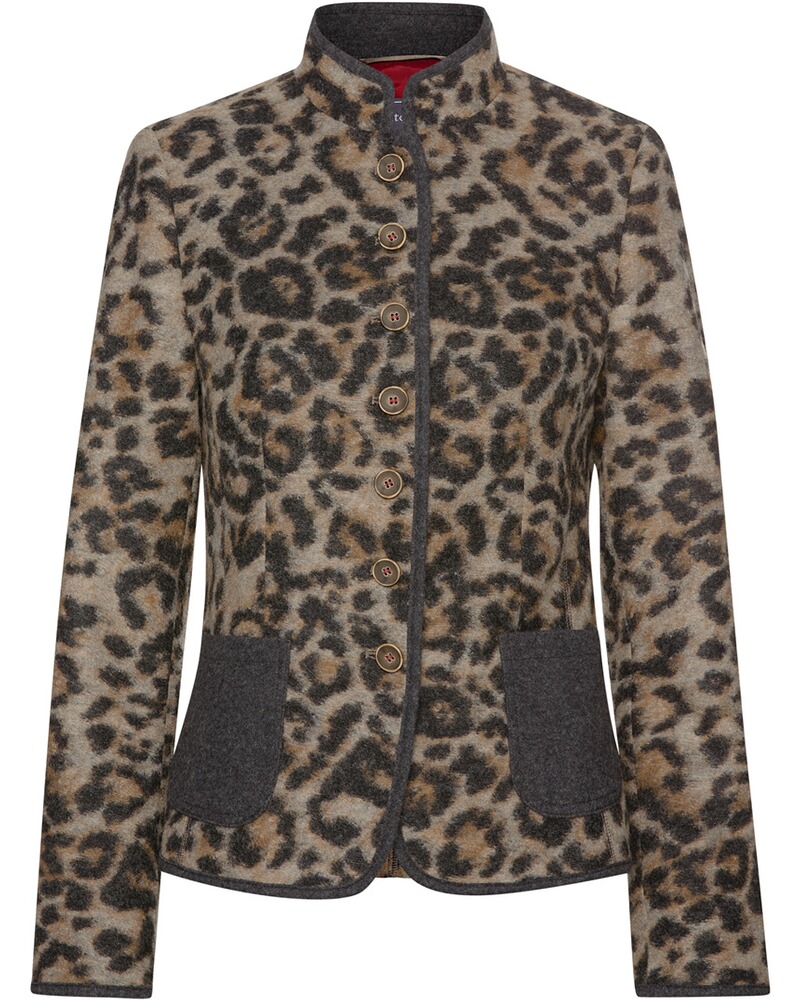 Stehkragenjacke
