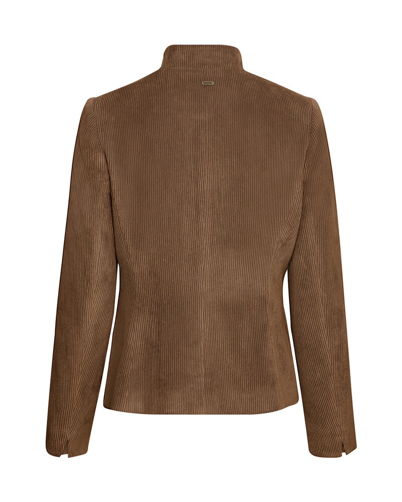 Cord-Stehkragenjacke, White Label