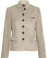Cord-Stehkragenjacke, White Label