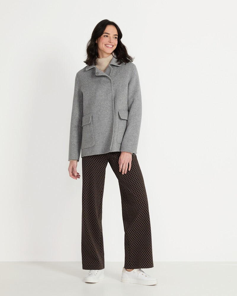 Jacke mit Pattentaschen, White Label