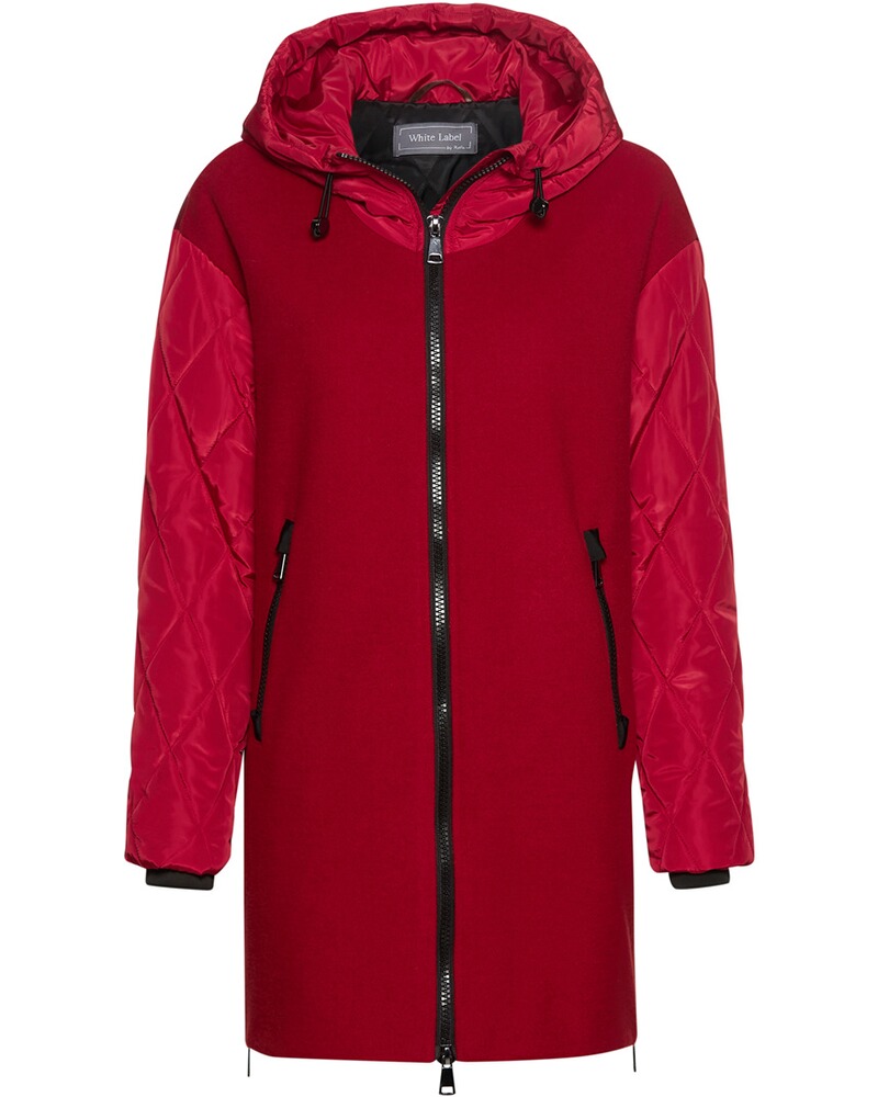 Materialmix-Winterjacke