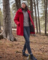 Materialmix-Winterjacke, White Label