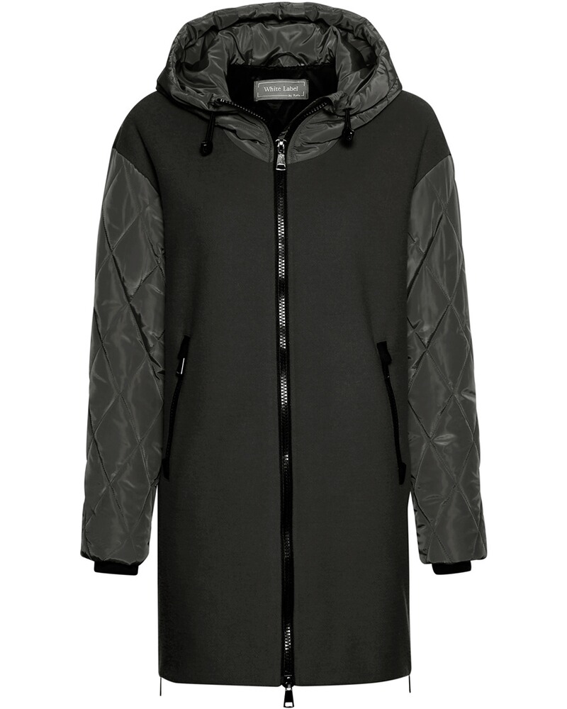 Materialmix-Winterjacke