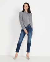 Stehkragenjacke, White Label
