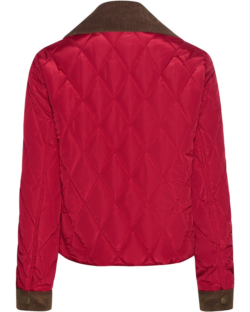 Short quilted jacket with corduroy, Brigitte von Schönfels