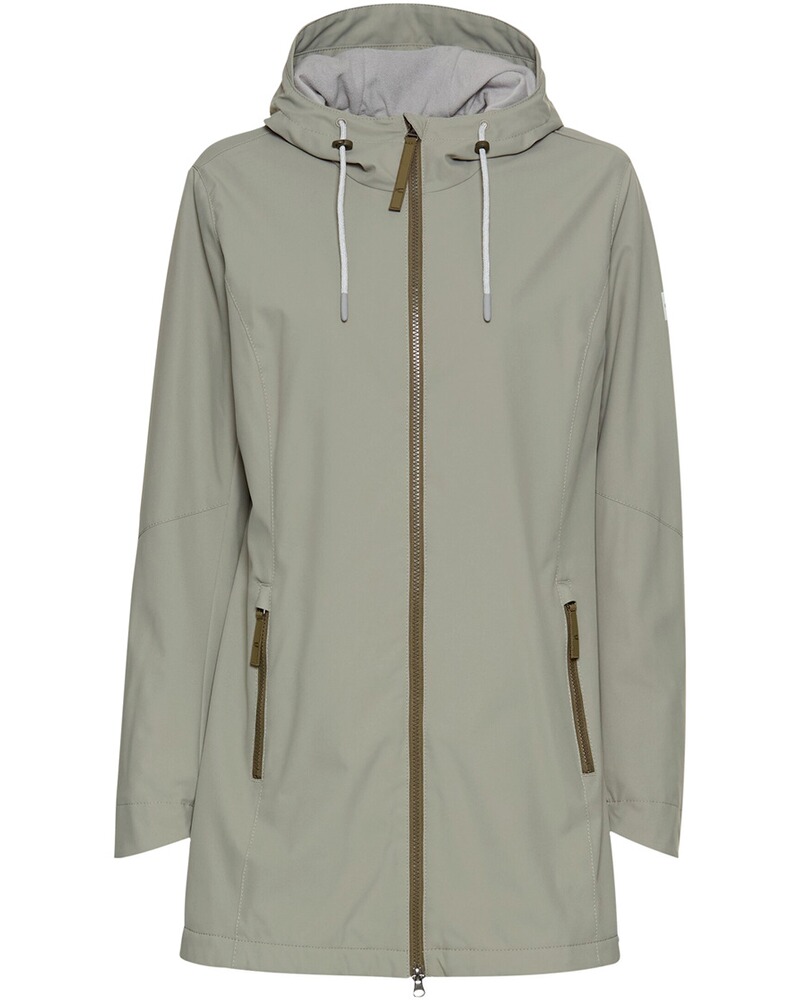 Lange Softshelljacke