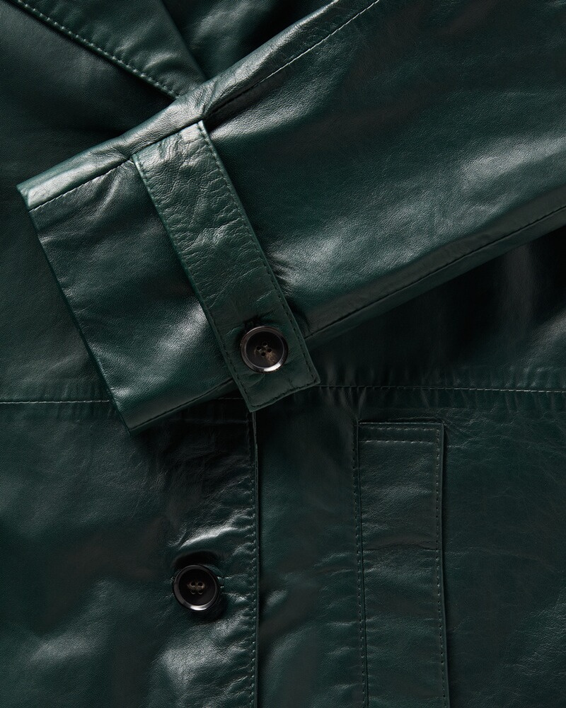 Veste en cuir nappa BvS Caban-St, Brigitte von Schönfels