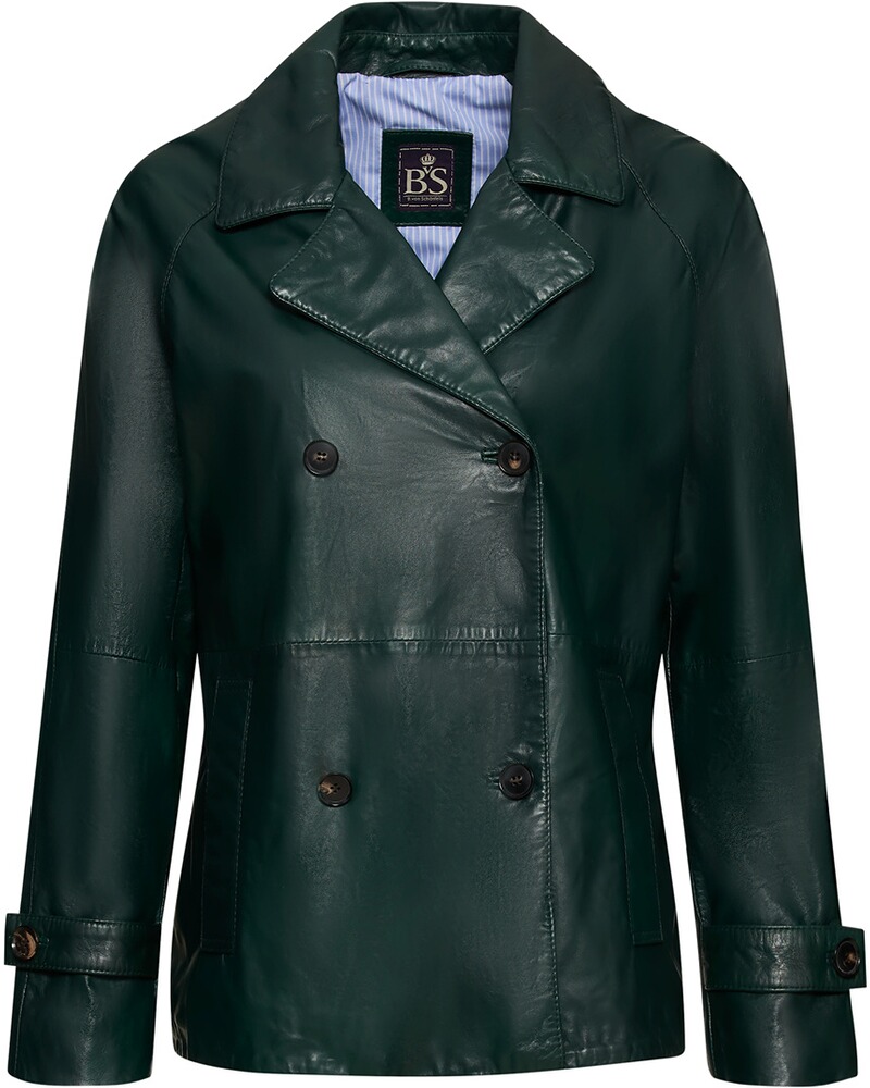 Veste en cuir nappa BvS Caban-St, Brigitte von Schönfels