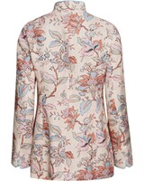 Leinenjacke mit Blumendruck, HIGHMOOR