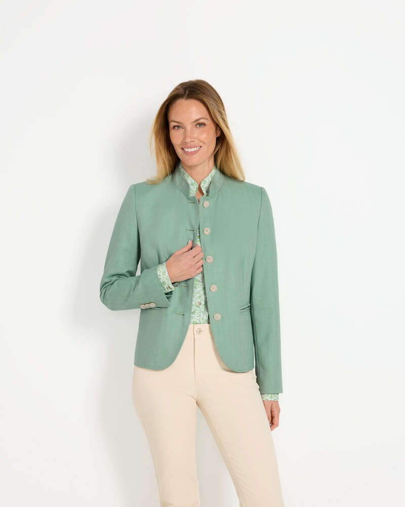 Fischgrat-Stehkragenjacke, REITMAYER