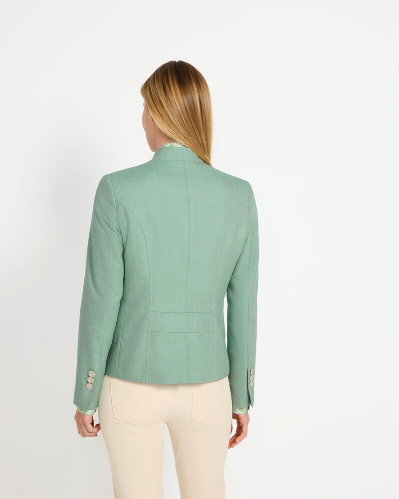 Fischgrat-Stehkragenjacke, REITMAYER