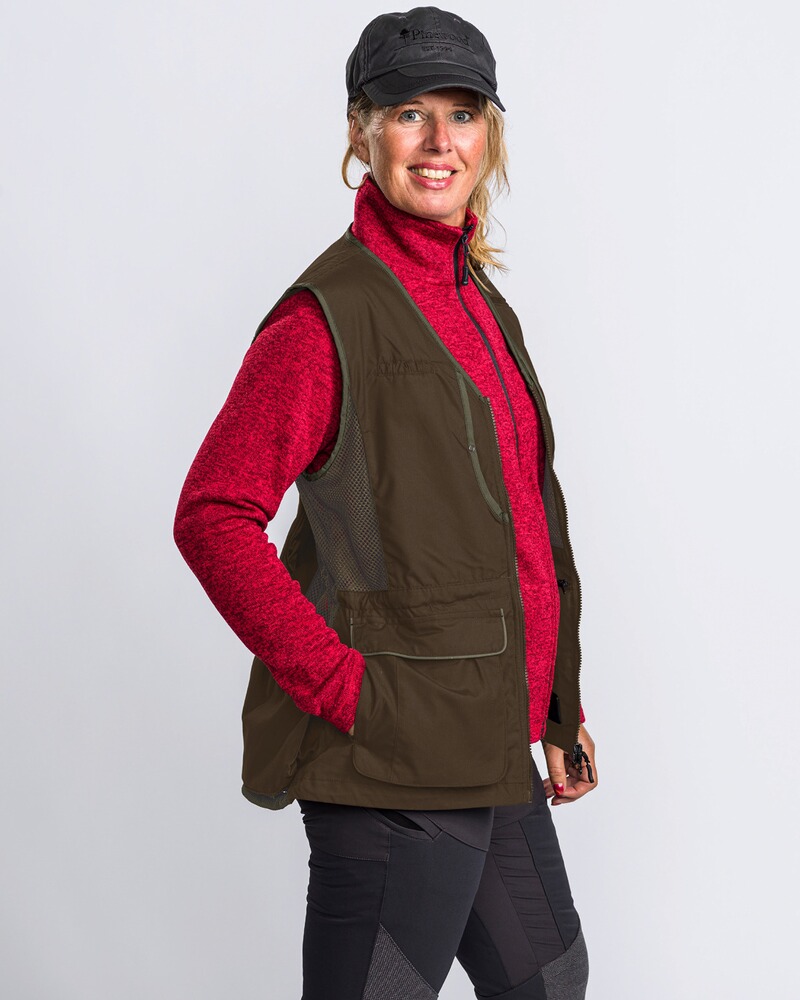 Damen Weste Dog Sports 2.0, Pinewood