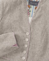 Kurze Fischgrat-Jacke, White Label