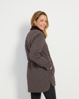 Steppjacke mit Cordkragen, Brigitte von Schönfels