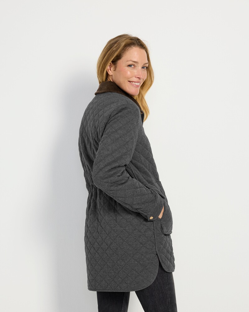 Steppjacke mit Cordkragen, Brigitte von Schönfels