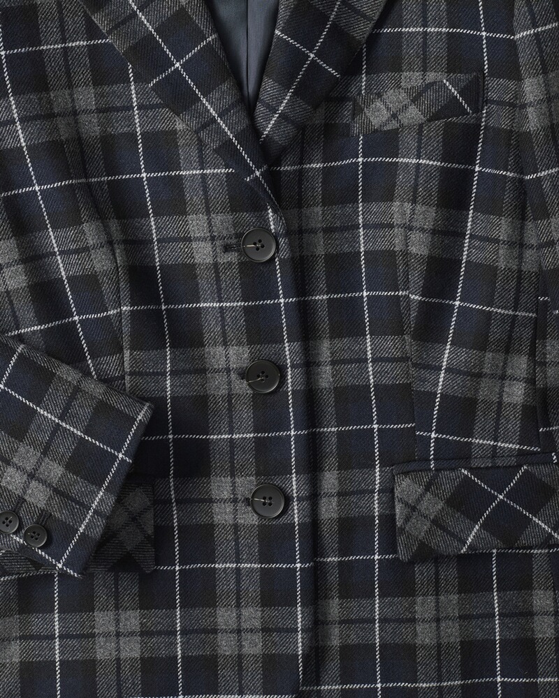 HM blazer, checked, dark blue, Highmoor