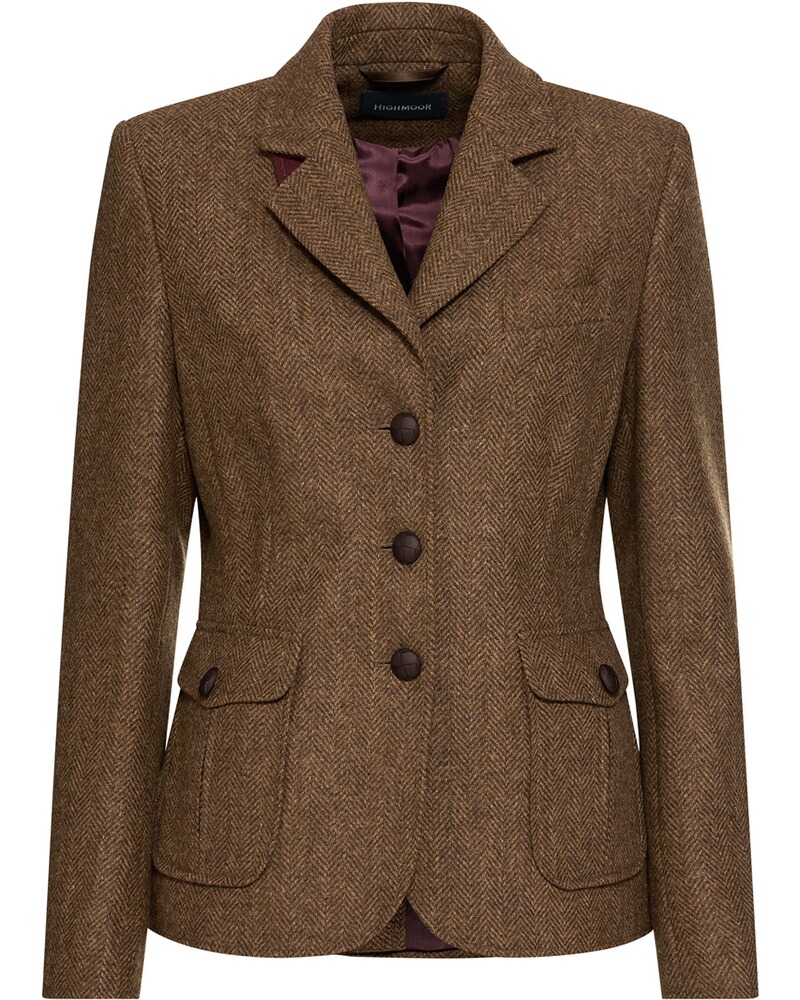 Fischgrat-Tweedblazer