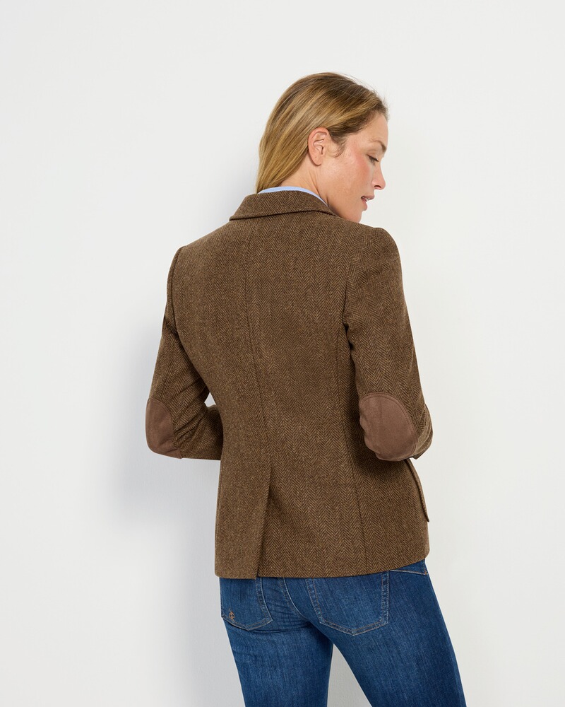 Fischgrat-Tweedblazer, Highmoor