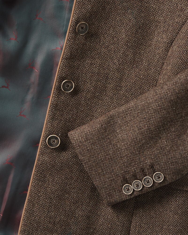 Tweed-Stehkragenjacke, REITMAYER