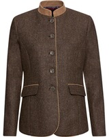 Tweed-Stehkragenjacke, REITMAYER