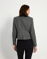 RM Short stand-up collar jacket, grey, Reitmayer