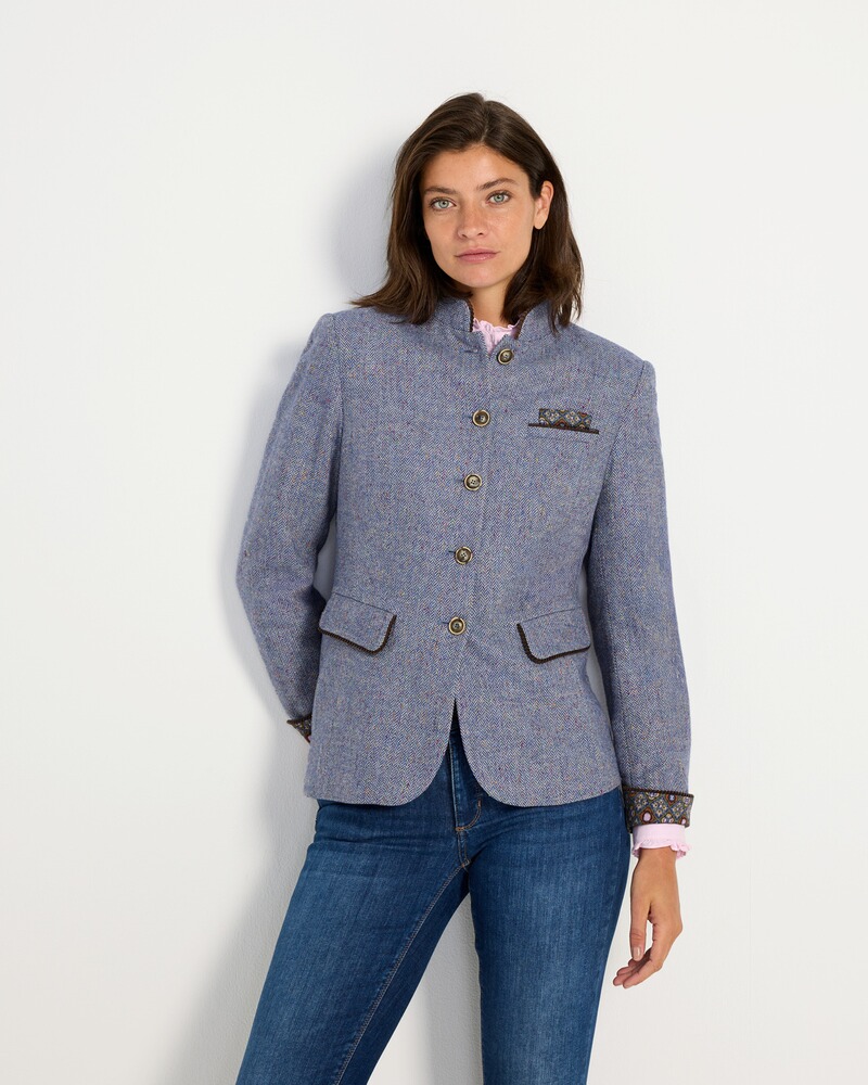 Tweed-Stehkragenjacke, REITMAYER