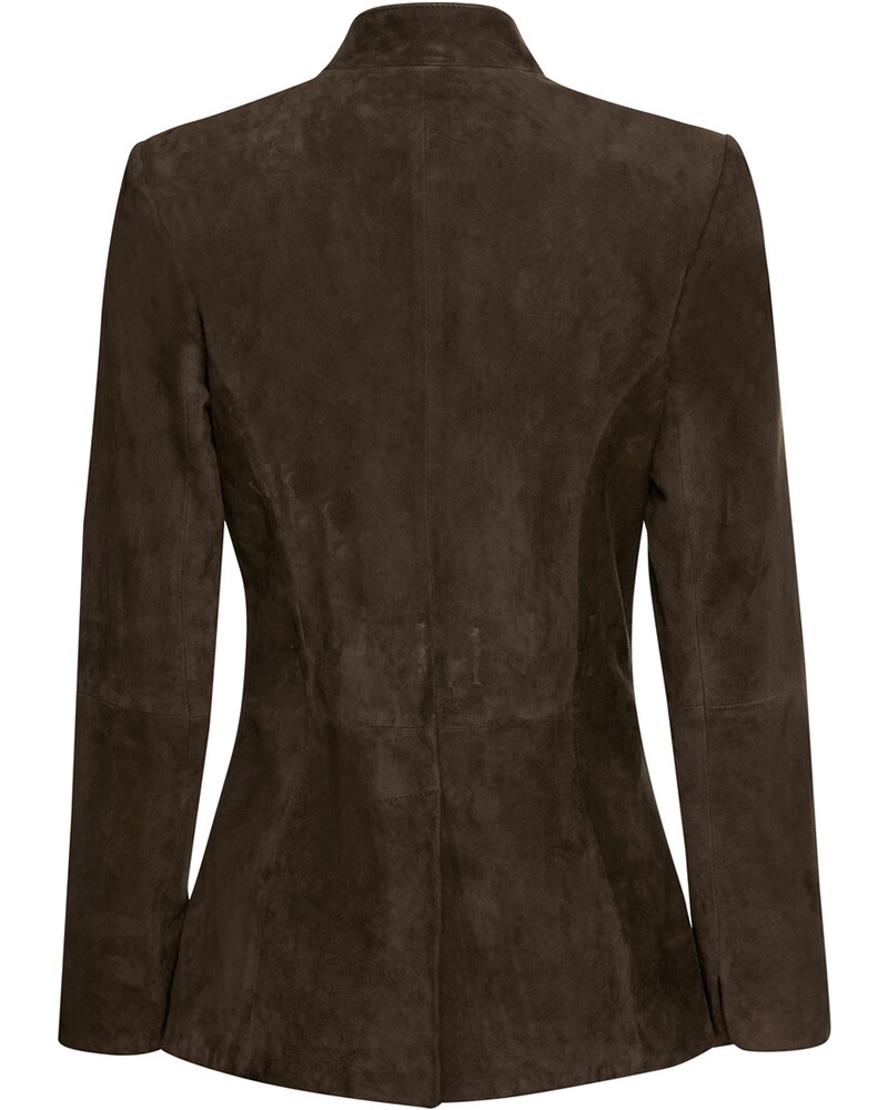 Lederjacke mit Stehkragen, Reitmayer