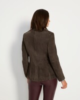 Lederjacke mit Stehkragen, Reitmayer