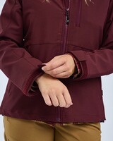 Damen Hundesportjacke Hybrid Stretch, Pinewood