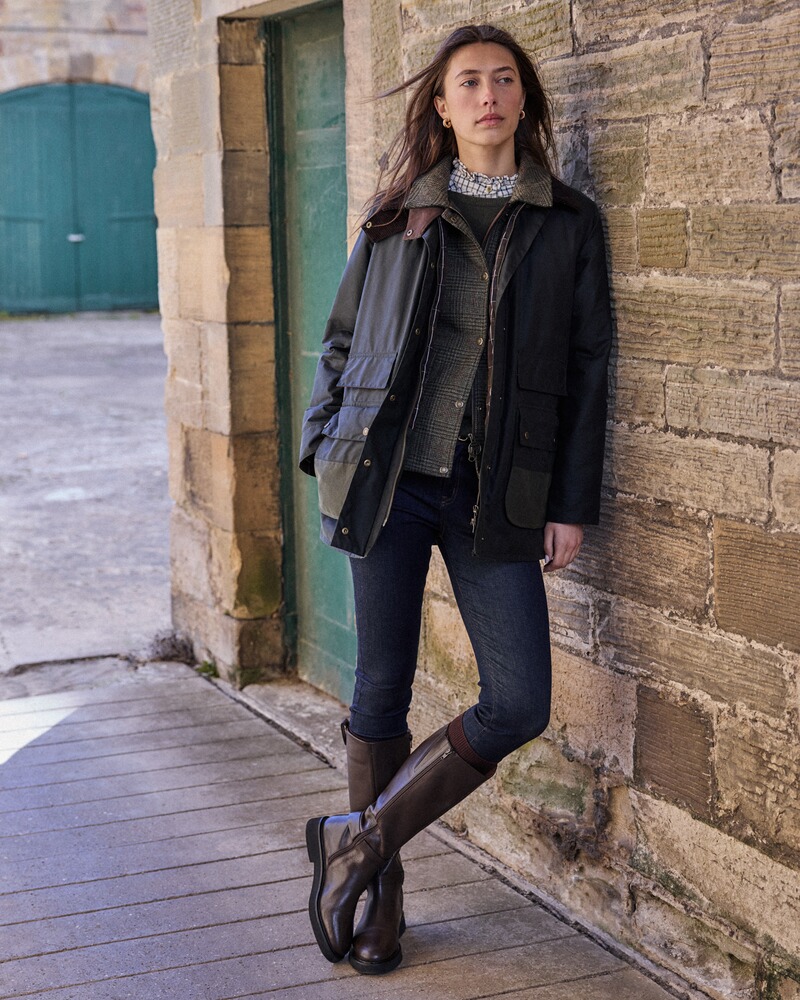 Wachsjacke Modern Border, Barbour