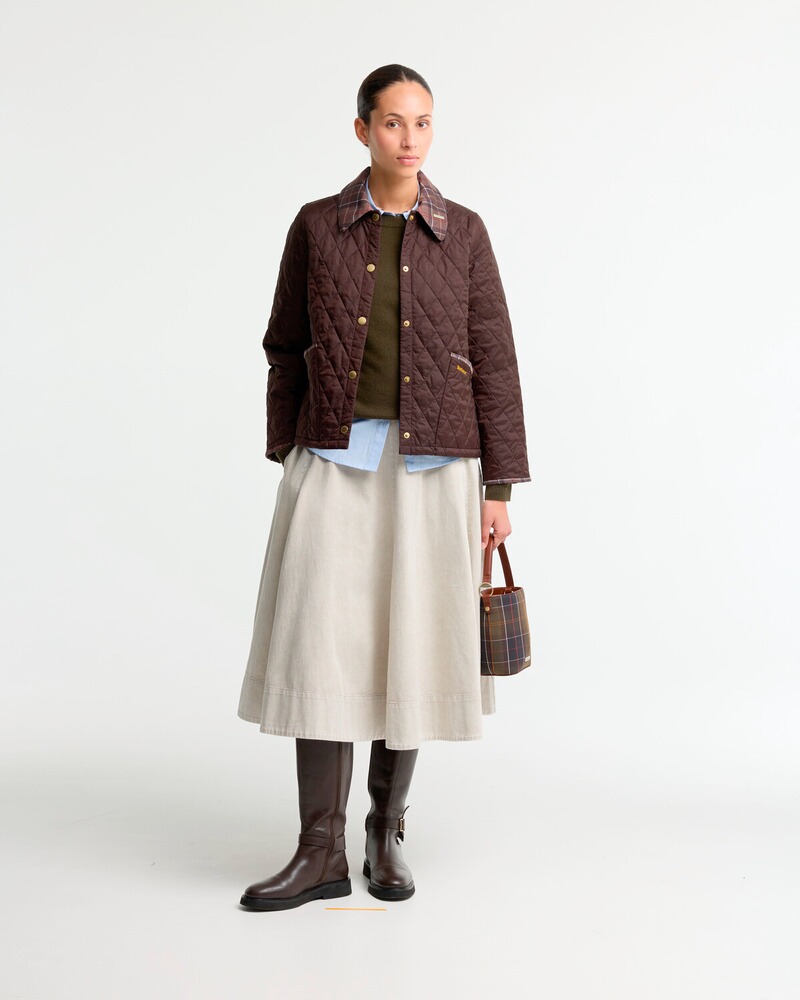 Steppjacke Icons Cropped Liddesdale, Barbour