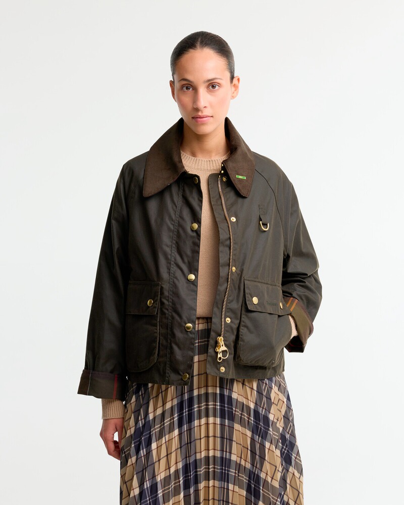 Wachsjacke Reimagined Icons Tartan Spey, Barbour