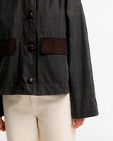 Wachsjacke Adina Checked, Barbour
