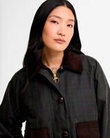 Wachsjacke Adina Checked, Barbour