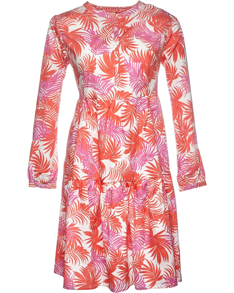 Stufenkleid mit Allover-Print