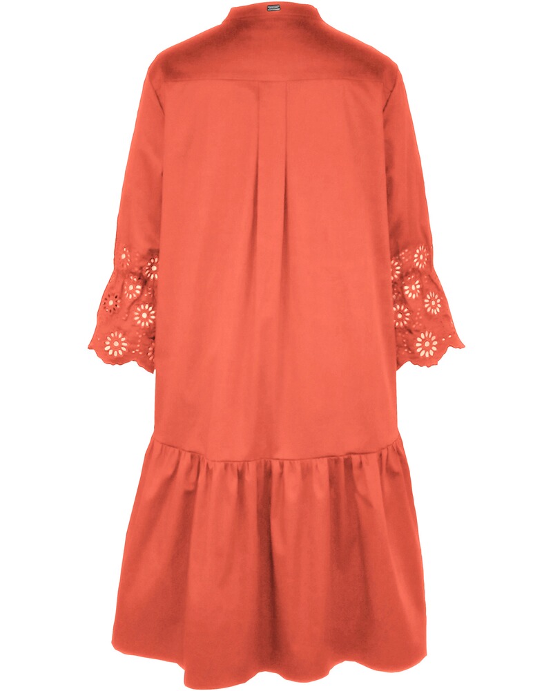 Stufenkleid mit Lochstick, White Label