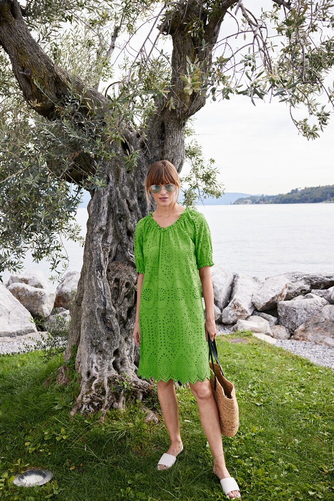 Kleid mit Madeira-Spitze, White Label