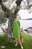 Kleid mit Madeira-Spitze, White Label