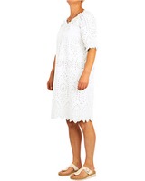 Kleid mit Madeira-Spitze, White Label
