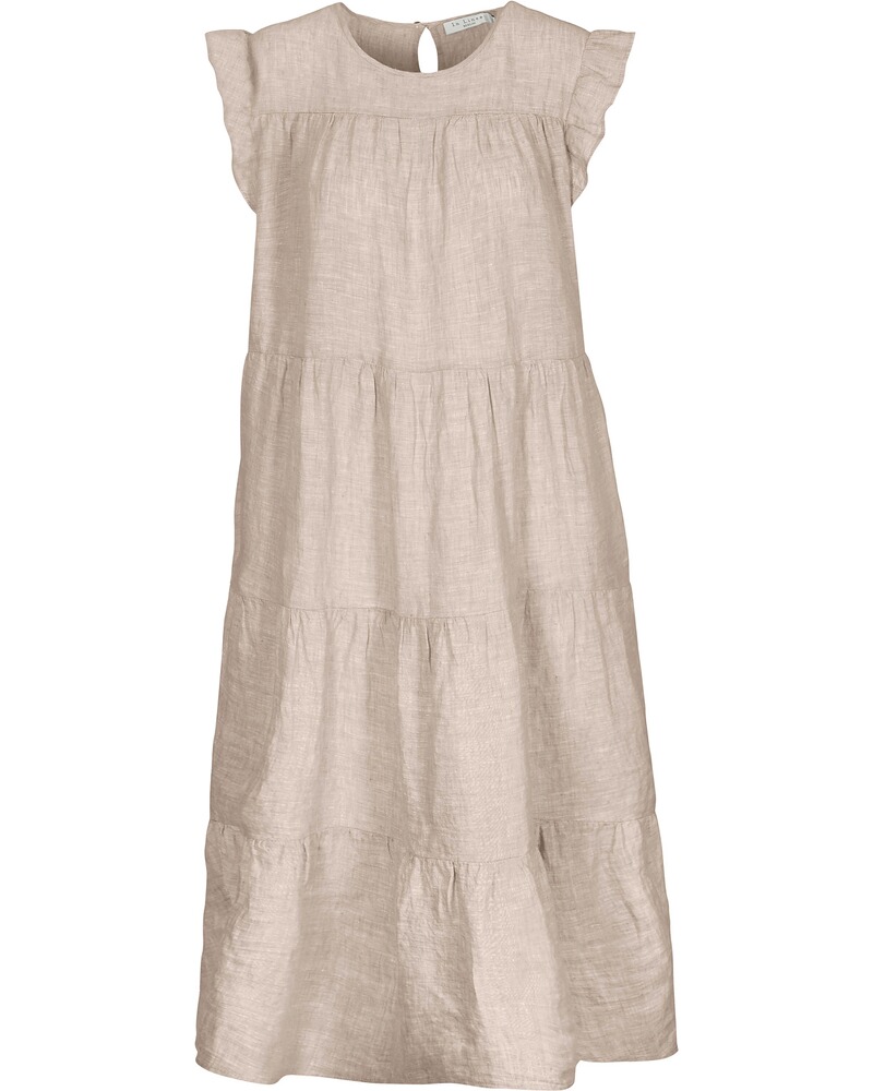 Leinen-Stufenkleid