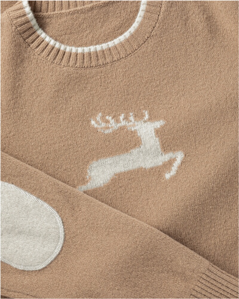Strickkleid mit Hirsch, REITMAYER
