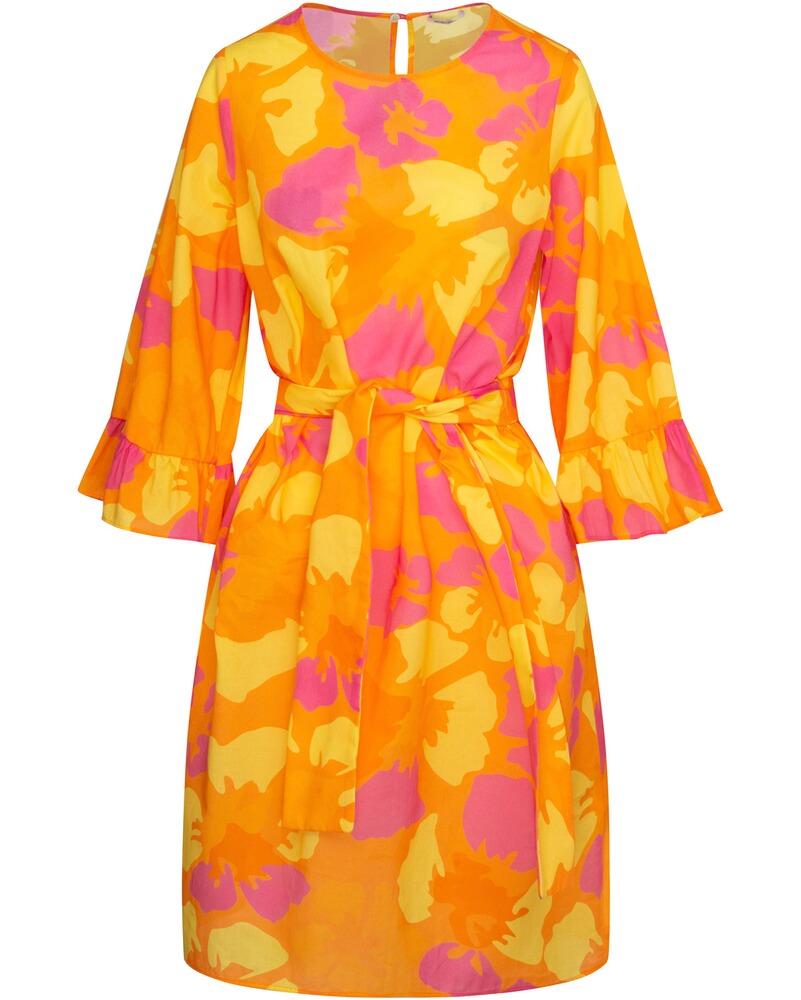 Midikleid mit Allover-Print