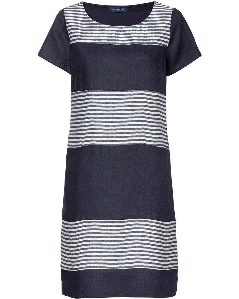 Kleid mit Blockstreifen