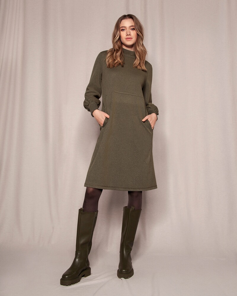 Kleid mit Stehkragen, VON & ZU